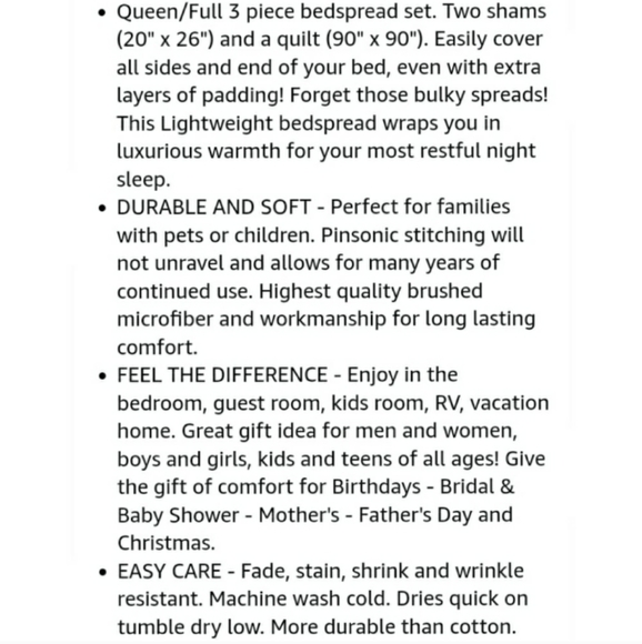 ⭐🆕Teal turquoise Mexican boho cottage quilted comforter set - Picture 8 of 8